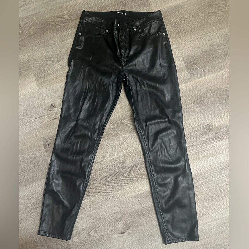 Leather Express pants!